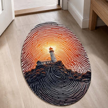 Fingerprint Shape Rugs