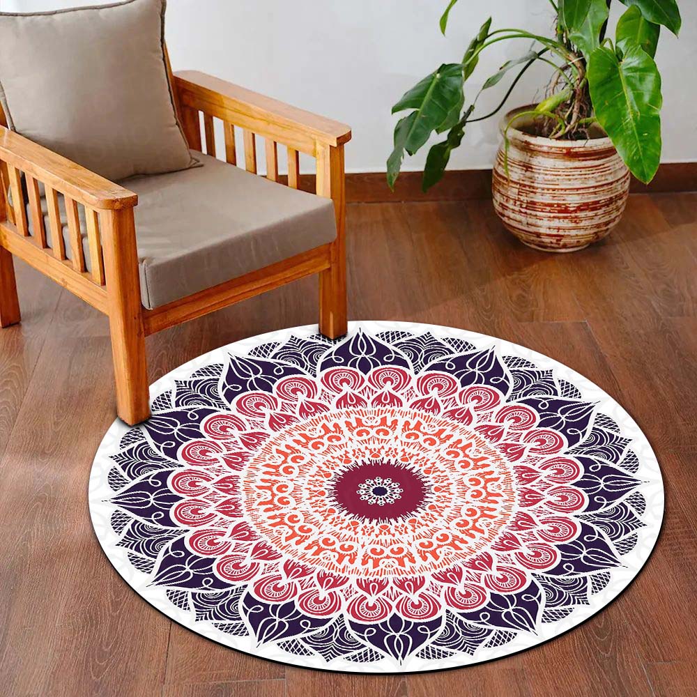 Abstract Circular Rugs