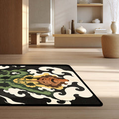 One Piece Usopp Evolution Area Flat Rug | Sogeking Anime Floor Rug | Premium Anti-Slip Flat Rug