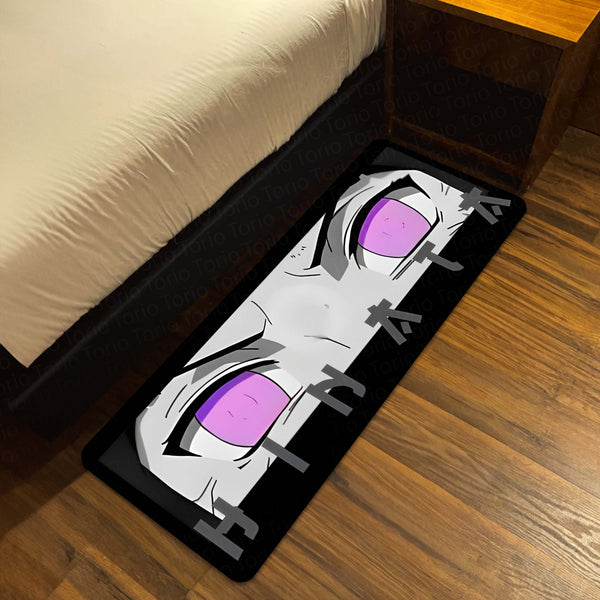 Hinata Hyuga Byakugan Eye Anime Floor Mat | Anti-Slip Printed Floor Rug for Bedroom, Gaming Room & Anime Decor | TORIO