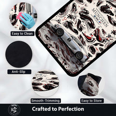 BMW M8 GTE Munich Motorsport Flat Rug | BMW Racing Car Area Rug | Premium Anti-Slip Flat Rug