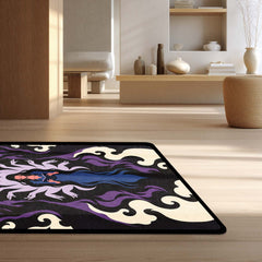 One Piece Nico Robin Demonio Fleur Area Rug | Devil Child Anime Design | Premium Anti-Slip Flat Area Rug