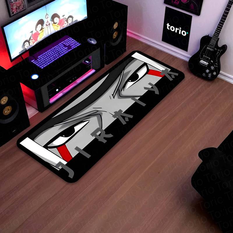 Jiraiya Sage Eye Anime Floor Mat | Anti-Slip Printed Floor Rug for Bedroom, Gaming Room & Anime Decor | TORIO