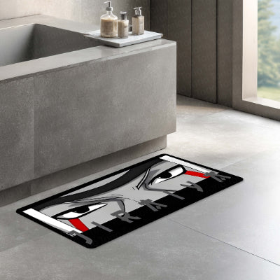 Jiraiya Sage Eye Anime Floor Mat | Anti-Slip Printed Floor Rug for Bedroom, Gaming Room & Anime Decor | TORIO