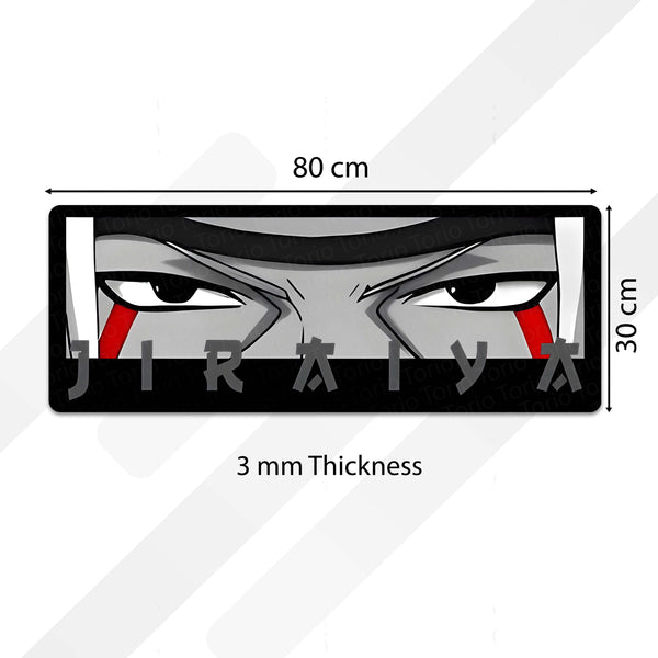 Jiraiya Sage Eye Anime Floor Mat | Anti-Slip Printed Floor Rug for Bedroom, Gaming Room & Anime Decor | TORIO