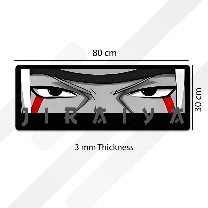 Jiraiya Sage Eye Anime Floor Mat | Anti-Slip Printed Floor Rug for Bedroom, Gaming Room & Anime Decor | TORIO