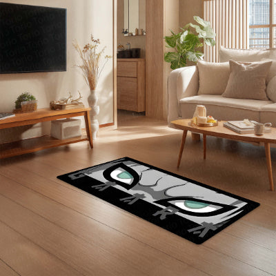 Gaara Eye Anime Floor Mat | Anti-Slip Printed Floor Rug for Bedroom, Gaming Room & Anime Decor | TORIO
