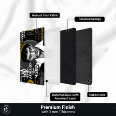 Notorious Crown Dollar Bedside Runner (3 mm Thick) | Luxury Hip-Hop Money Aesthetic Bedroom Floor Mat for Modern Room Decor