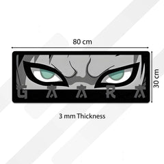 Gaara Eye Anime Floor Mat | Anti-Slip Printed Floor Rug for Bedroom, Gaming Room & Anime Decor | TORIO