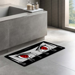 Shisui Uchiha Mangekyō Sharingan Eye Anime Floor Mat | Anti-Slip Printed Floor Rug for Bedroom, Gaming Room & Anime Decor | TORIO