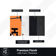 Bleach Ichigo Kurosaki Floor Mat | Anime Soul Reaper Sword Art Rug | Anti-Slip 3mm Absorbent Floor Mat for Gaming Room, Bedroom & Otaku Setup