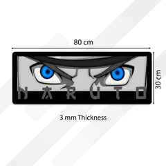 Naruto Blue Eyes Floor Mat | Naruto Uzumaki Anime Eye Art Rug | Anti-Slip 3mm Absorbent Floor Mat for Bedroom, Gaming Room, Bathroom & Otaku Decor