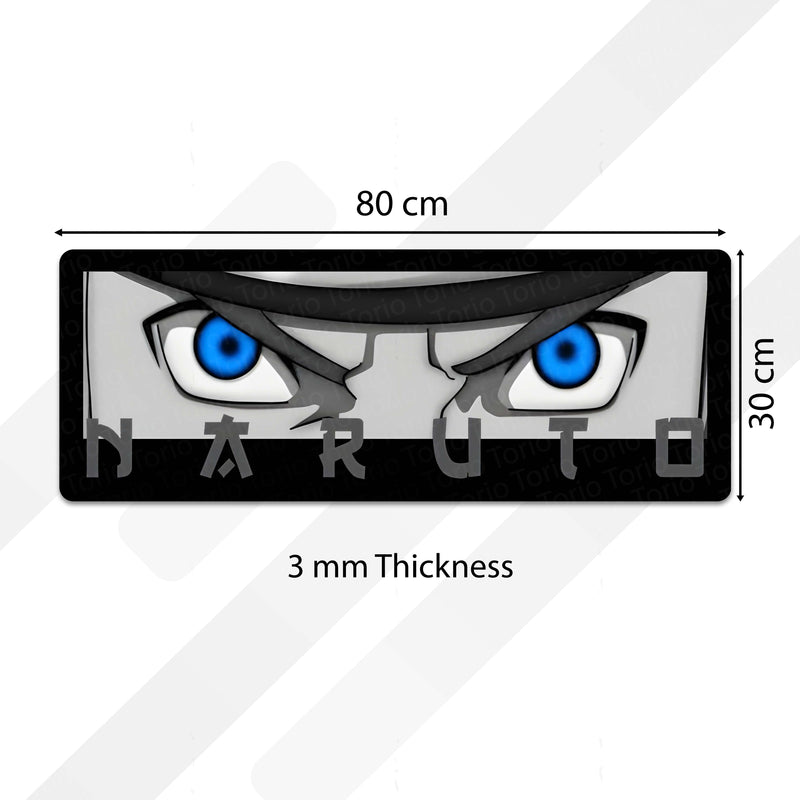 Naruto Blue Eyes Floor Mat | Naruto Uzumaki Anime Eye Art Rug | Anti-Slip 3mm Absorbent Floor Mat for Bedroom, Gaming Room, Bathroom & Otaku Decor