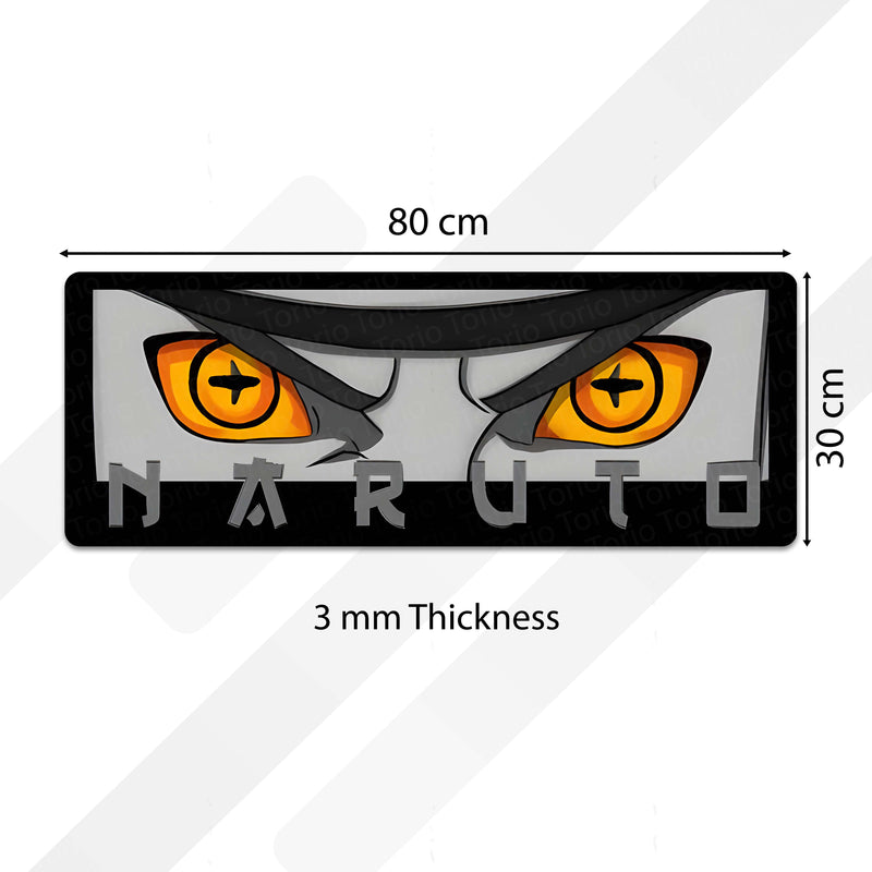 Naruto Shippuden Rinnegan & Sharingan Eyes Floor Mat | Anime Purple & Red Eye Art Rug | Anti-Slip 3mm Absorbent Floor Mat for Bathroom, Bedroom, Gaming Room & Otaku Decor