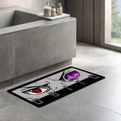 Obito Uchiha Sharingan & Rinnegan Eye Anime Floor Mat | Anti-Slip Printed Floor Rug for Bedroom, Gaming Room & Anime Decor | TORIO