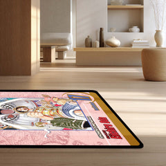One Piece Monkey D. Luffy Floor Mat | Manga Cover Anime Rug | Anti-Slip 3mm Absorbent Floor Mat for Gaming Room, Bedroom & Otaku Setup