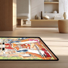 One Piece Buggy the Clown Floor Mat | Anime Comic Volume 2 Rug | Anti-Slip 3mm Absorbent Floor Mat for Gaming Room, Bedroom & Otaku Setup