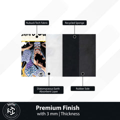 One Piece Manga Collage Floor Mat | Luffy Straw Hat Pirates Anime Rug | Anti-Slip 3mm Absorbent Floor Mat for Gaming Room, Bedroom & Otaku Setup