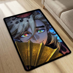 Upper Moon Demon Area Flat Rug | Anime Villain Area Flat Rug | Premium Manga-Inspired Gaming & Bedroom Decor Rug