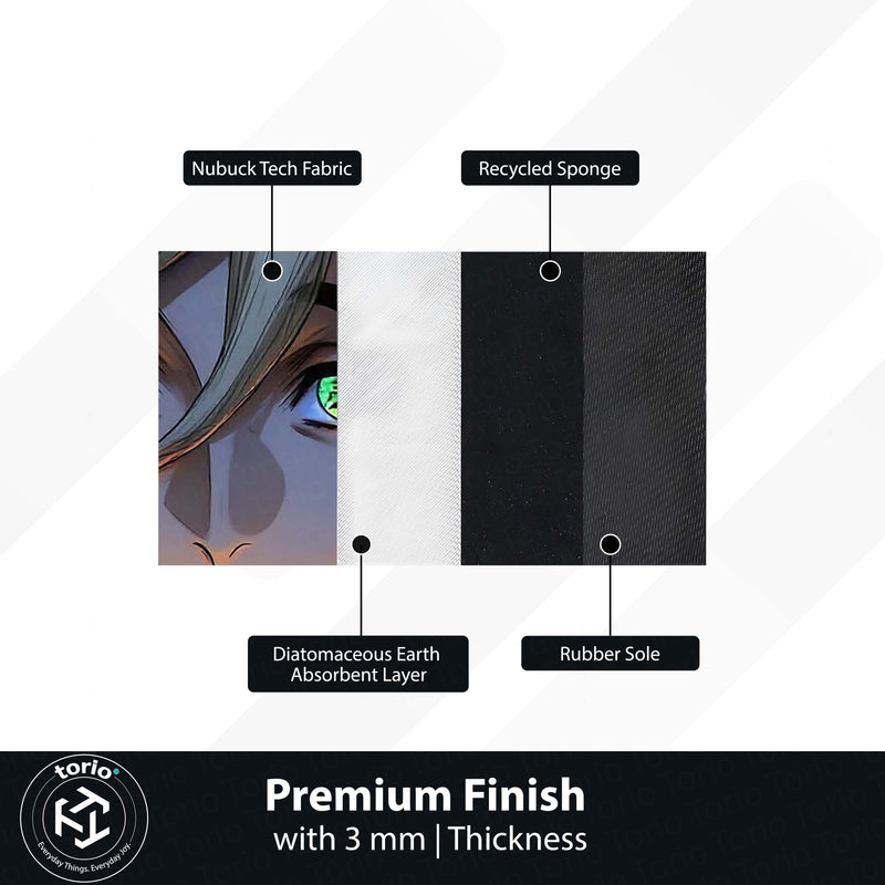 Upper Moon Demon Area Flat Rug | Anime Villain Area Flat Rug | Premium Manga-Inspired Gaming & Bedroom Decor Rug
