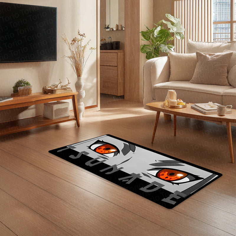Tsunade Senju Eye Anime Floor Mat | Anti-Slip Printed Floor Rug for Bedroom, Gaming Room & Anime Decor | TORIO