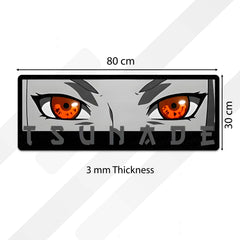 Tsunade Senju Eye Anime Floor Mat | Anti-Slip Printed Floor Rug for Bedroom, Gaming Room & Anime Decor | TORIO