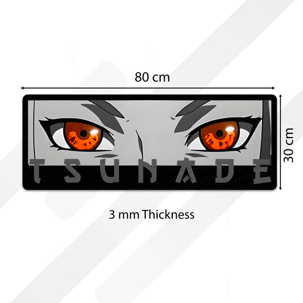 Tsunade Senju Eye Anime Floor Mat | Anti-Slip Printed Floor Rug for Bedroom, Gaming Room & Anime Decor | TORIO