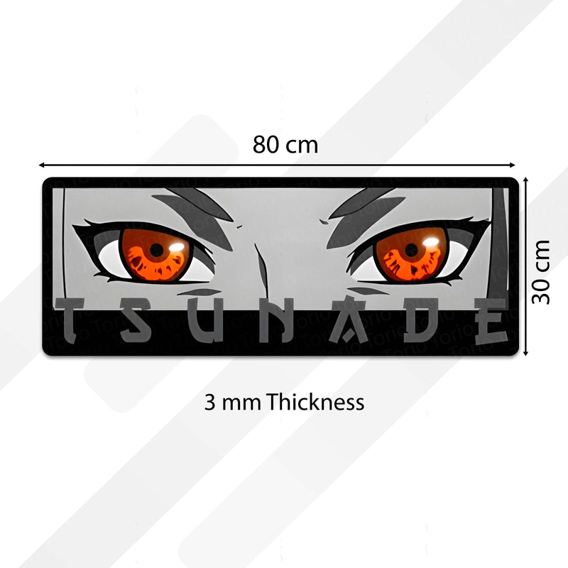 Tsunade Senju Eye Anime Floor Mat | Anti-Slip Printed Floor Rug for Bedroom, Gaming Room & Anime Decor | TORIO