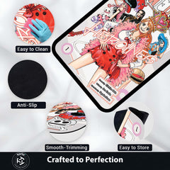 One Piece Manga Collage Floor Mat | Luffy Straw Hat Pirates Anime Rug | Anti-Slip 3mm Absorbent Floor Mat for Gaming Room, Bedroom & Otaku Setup (Copy)