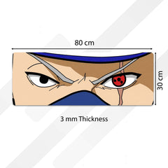 Kakashi Hatake Sharingan Eye Anime Floor Mat | Anti-Slip Printed Floor Rug for Bedroom, Gaming Room & Anime Decor | TORIO