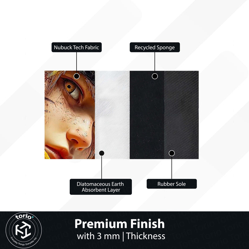 Naruto Uzumaki Sage Mode Area Flat Rug | Naruto Anime Area Flat Rug | Premium Anime Gaming Room Decor Rug