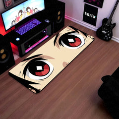 Spy × Family Anya Eyes Floor Mat | Anime Cute Eye Art Rug | Anti-Slip 3mm Absorbent Floor Mat for Bedroom, Gaming Room, Bathroom & Otaku Decor