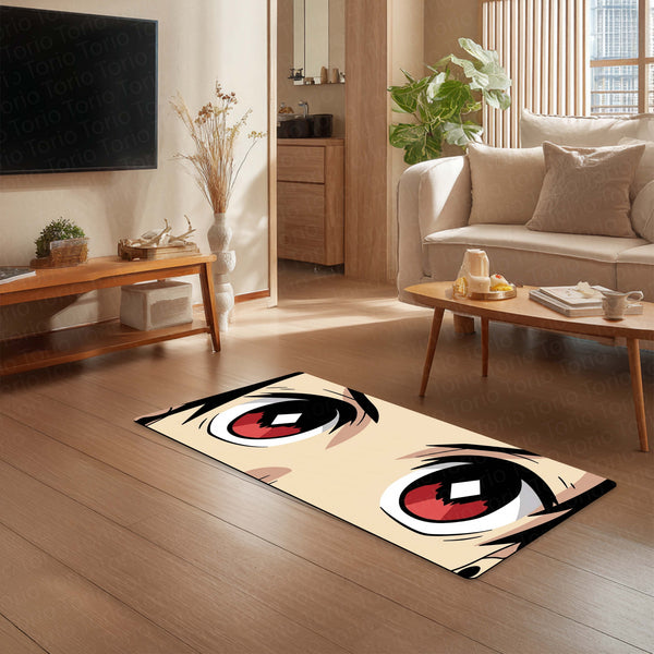 Spy × Family Anya Eyes Floor Mat | Anime Cute Eye Art Rug | Anti-Slip 3mm Absorbent Floor Mat for Bedroom, Gaming Room, Bathroom & Otaku Decor