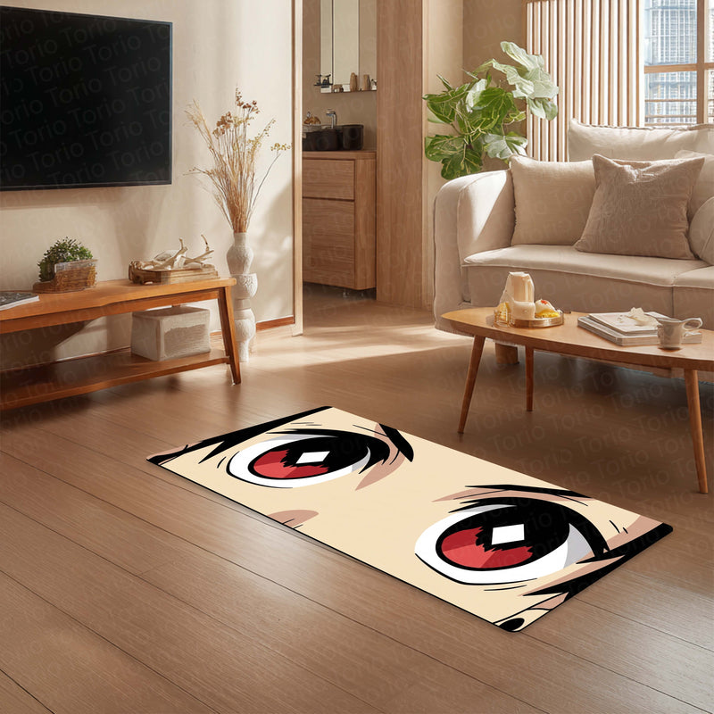 Spy × Family Anya Eyes Floor Mat | Anime Cute Eye Art Rug | Anti-Slip 3mm Absorbent Floor Mat for Bedroom, Gaming Room, Bathroom & Otaku Decor