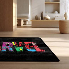 Marvel Avengers Superheroes Floor Mat | Iron Man Captain America Spider-Man Comic Rug | Anti-Slip 3mm Absorbent Floor Mat for Gaming Room, Bedroom & Fan Cave