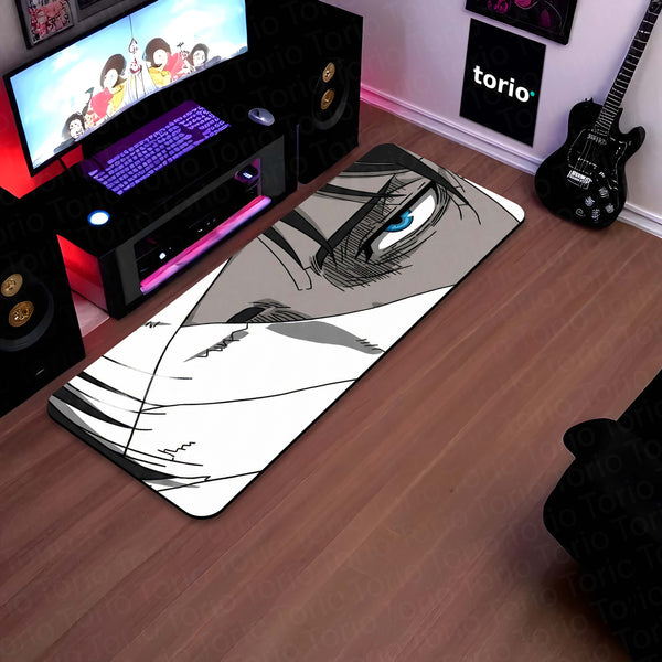 Jujutsu Kaisen Gojo Satoru Blue Eyes Floor Mat | Anime Six Eyes Art Rug | Anti-Slip 3mm Absorbent Floor Mat for Bathroom, Bedroom, Gaming Room & Otaku Decor