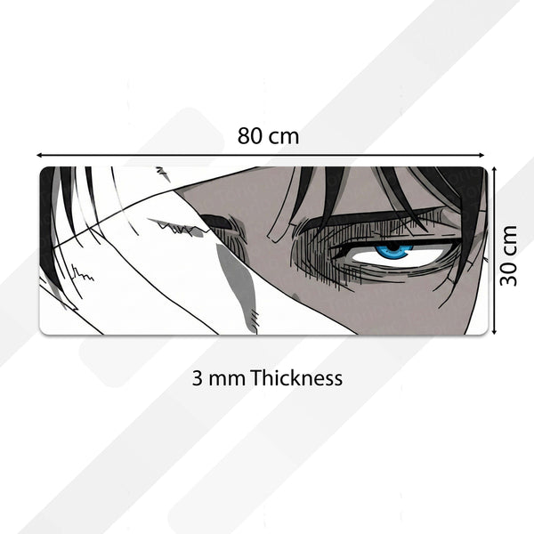 Jujutsu Kaisen Gojo Satoru Blue Eyes Floor Mat | Anime Six Eyes Art Rug | Anti-Slip 3mm Absorbent Floor Mat for Bathroom, Bedroom, Gaming Room & Otaku Decor