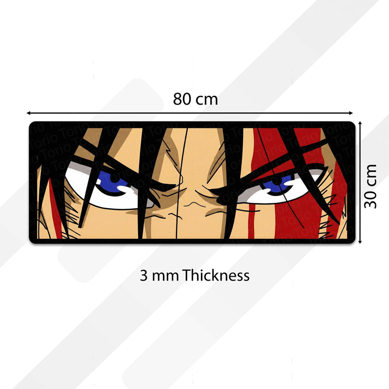 Attack on Titan Green Eyes Floor Mat | Eren Yeager Anime Eye Art Rug | Anti-Slip 3mm Absorbent Floor Mat for Bedroom, Gaming Room & Otaku Decor