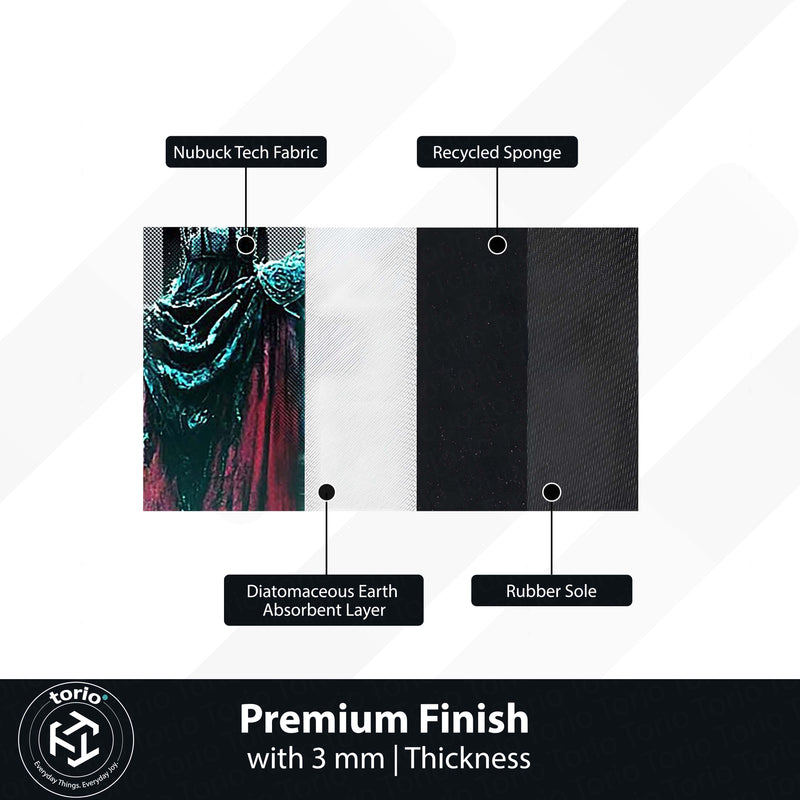 King Fantasy Area Flat Rug | Not Adored But Feared Quote Rug | Dark King Aesthetic Room Decor | Premium Gaming & Living Room Rug