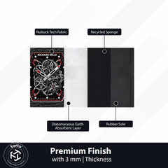 Richard Mille Skeleton Watch Floor Mat (3 mm Thick) | Luxury Timepiece Cut-Out Rug for Bedroom, Office & Watch Collector Decor