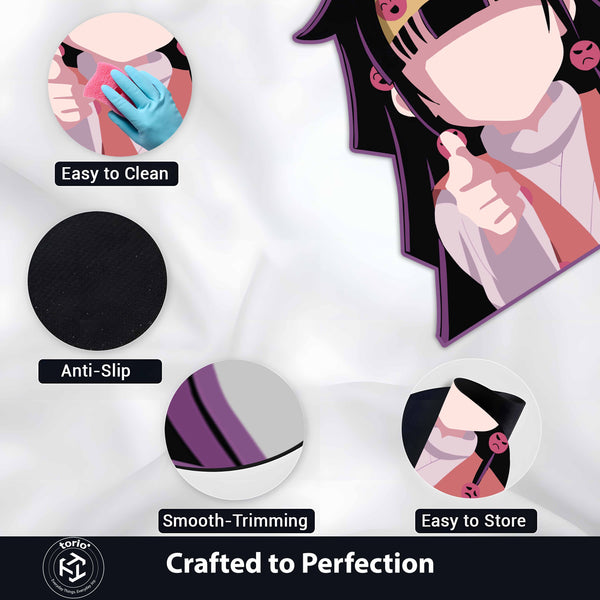 Alluka Zoldyck Inspired Anime Floor Mat (3 mm Thick) | Cute & Mysterious Character Art Mat for Bedroom, Anime Room & Otaku Decor
