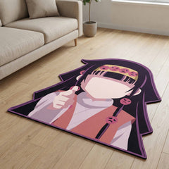 Alluka Zoldyck Inspired Anime Floor Mat (3 mm Thick) | Cute & Mysterious Character Art Mat for Bedroom, Anime Room & Otaku Decor