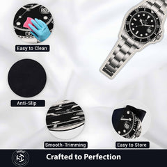 Rolex Submariner Watch Floor Mat (3 mm Thick) | Luxury Timepiece Cut-Out Rug for Bedroom, Office & Watch Collector Décor