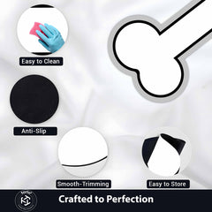 Minimal Bone Shape Floor Mat (3 mm Thick) | Cute Pet-Inspired Decorative Mat for Bedroom, Living Room & Creative Spaces