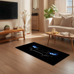 BMW M3 Front Profile Floor Mat (3 mm Thick) | Luxury Sports Car Bedroom Bedside Runner for Automotive Home Decor