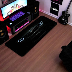 BMW M3 Front Profile Floor Mat (3 mm Thick) | Luxury Sports Car Bedroom Bedside Runner for Automotive Home Decor 01