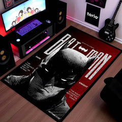 Batman Dark Knight Area Rug | Gotham City Comic Cover Floor Mat | Superhero Gaming Rug for Bedroom, Gaming Room & Batman Fan Decor