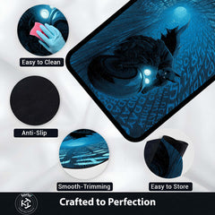 Batman Batcycle Superhero Area Flat Rug | Dark Knight Gotham Gaming Room Floor Decor | Premium DC Inspired Area Flat Rug