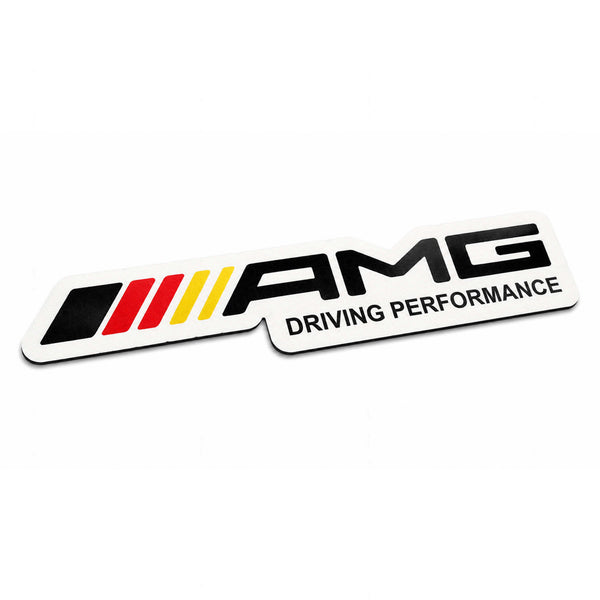 AMG Driving Performance Logo Flat Rug | Mercedes-AMG Inspired Motorsport Die-Cut Floor Decor | Premium Automotive Enthusiast Rug