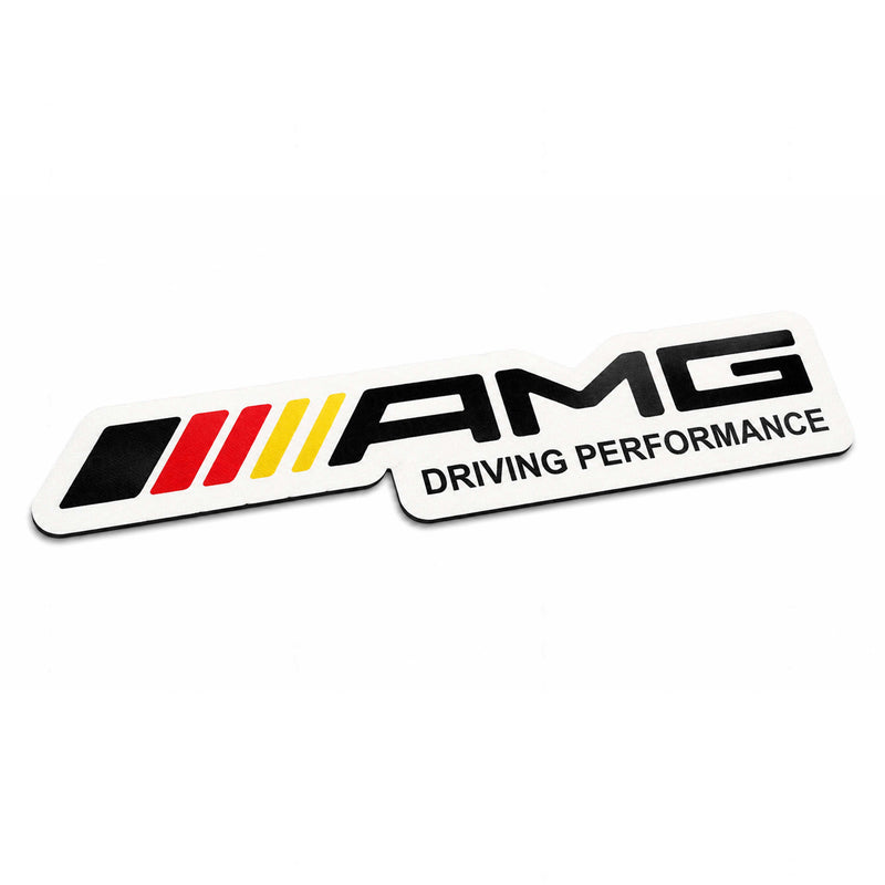 AMG Driving Performance Logo Flat Rug | Mercedes-AMG Inspired Motorsport Die-Cut Floor Decor | Premium Automotive Enthusiast Rug